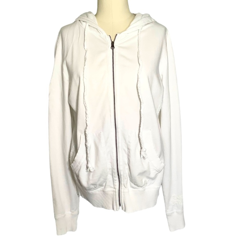 Mododoc Embroidered Full Zip  Hoodie